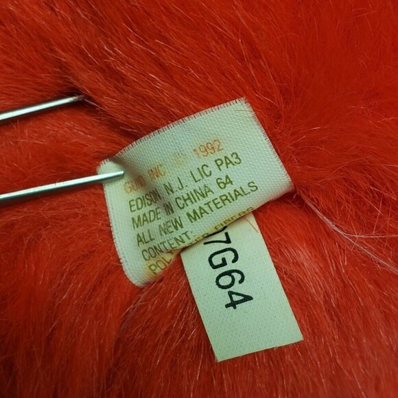 Gund 22" Moose Reindeer Christmas Holiday Santa Suit 1992 Vintage Stuffed Animal - Picture 5 of 5